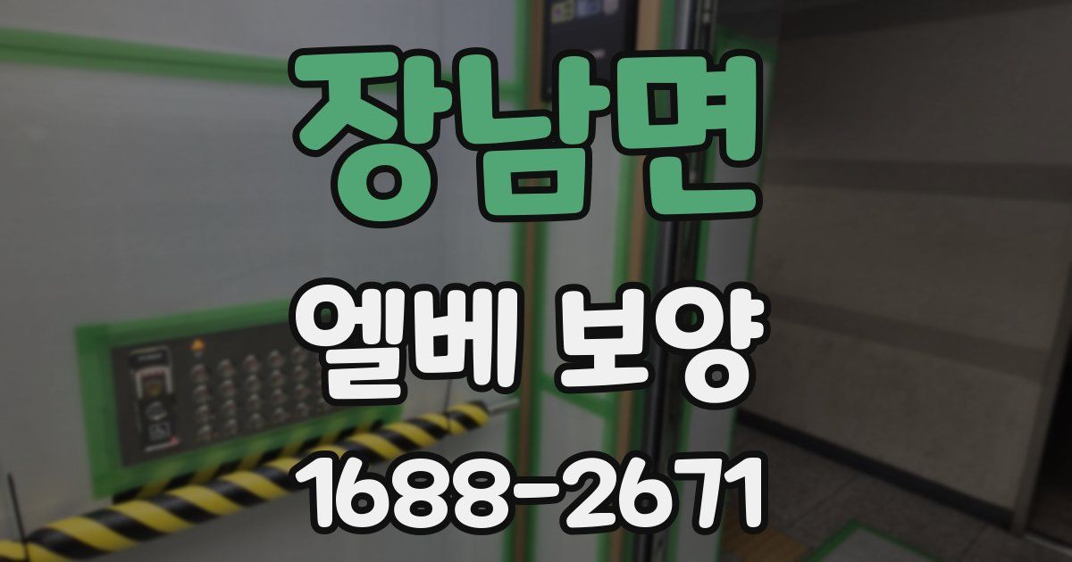 장남면 엘베 보양