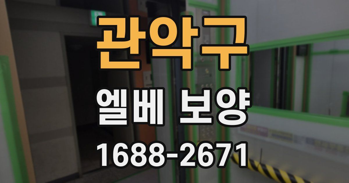 관악구 엘베 보양