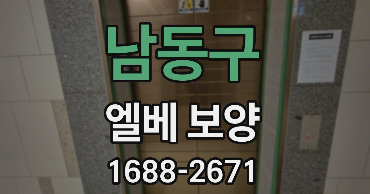 남동구 엘베 보양
