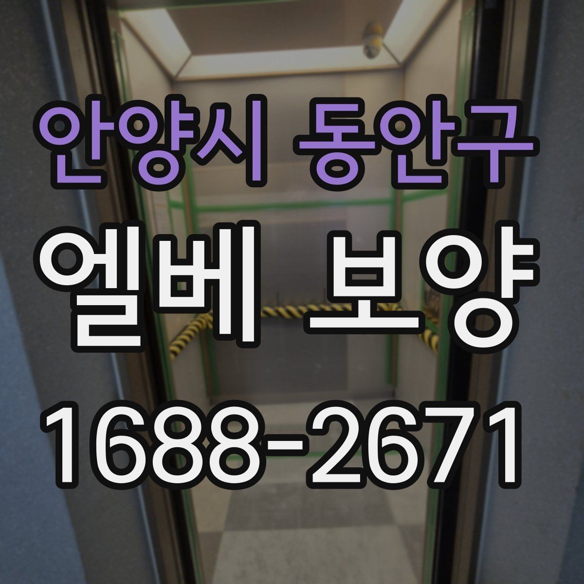 안양시 동안구 엘베 보양 공사 전후 꼭 챙길 구역 정리
