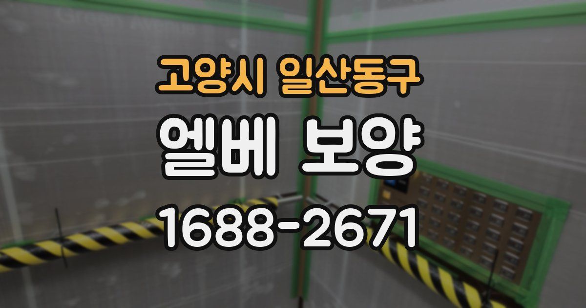 고양시 일산동구 엘베 보양