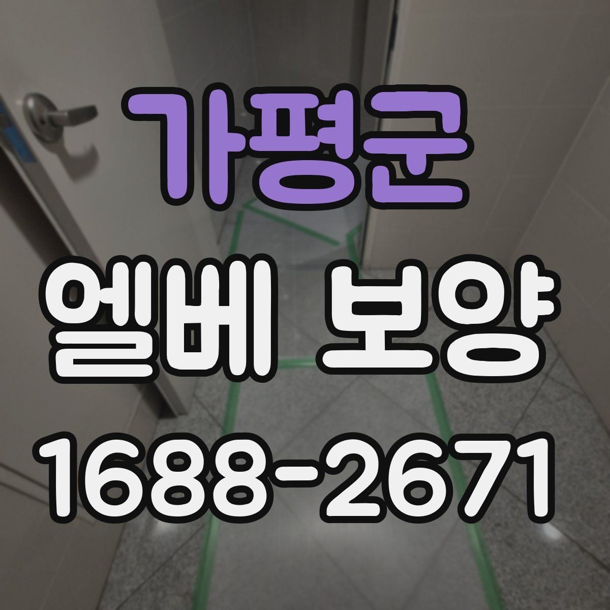 가평군 엘베 보양 버튼부와 모서리 보호를 따로 보는 이유