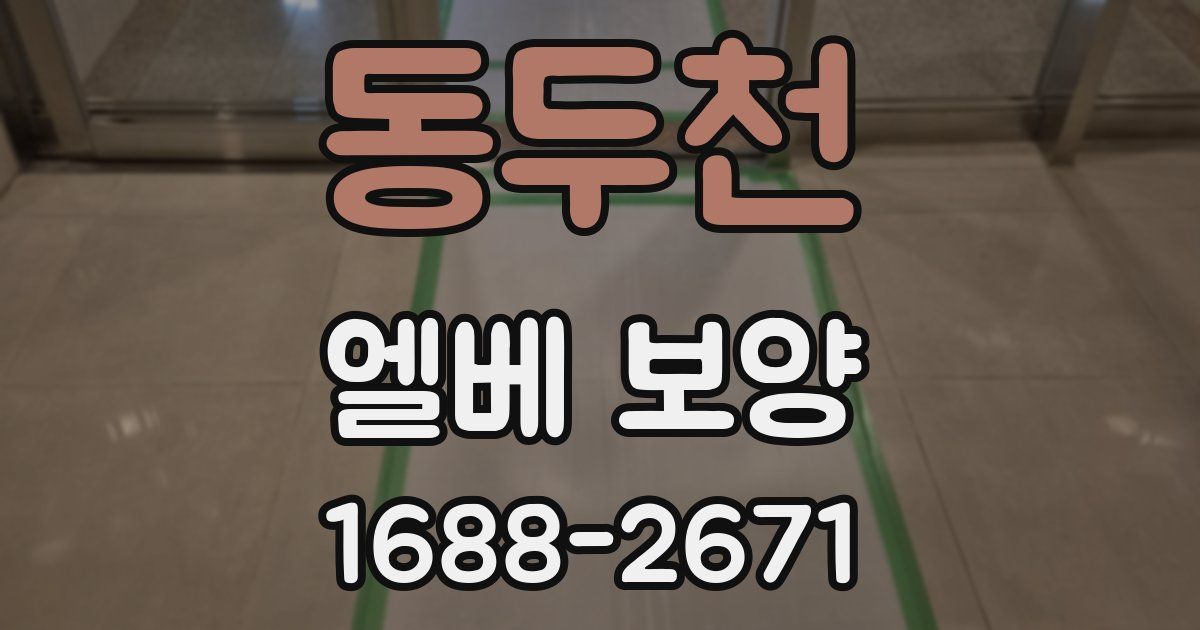 동두천 엘베 보양