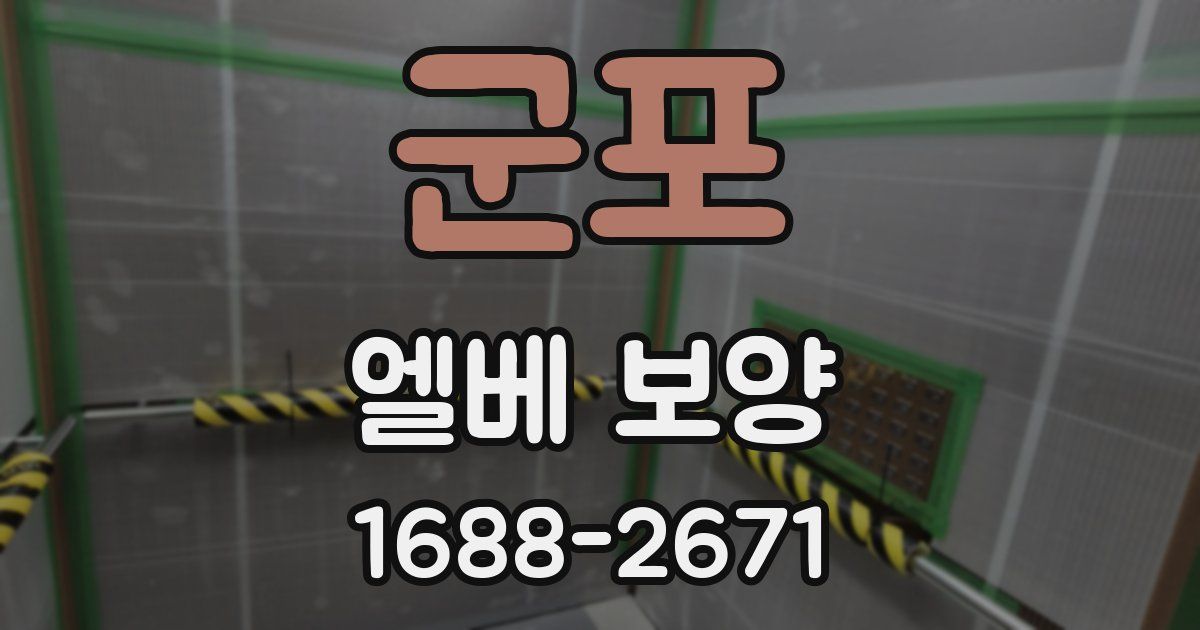 군포 엘베 보양