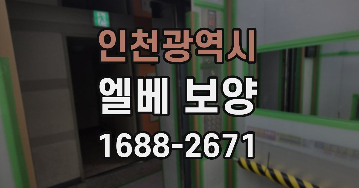 인천광역시 엘베 보양