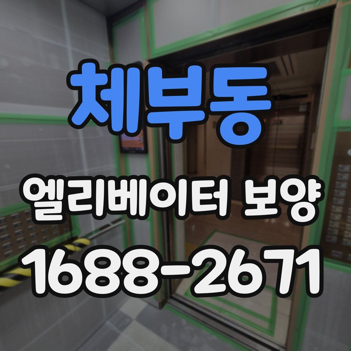 체부동 엘리베이터 보양 시 보호 범위 설정이 중요한 이유