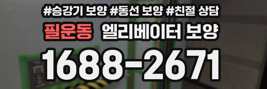 필운동 엘리베이터 보양