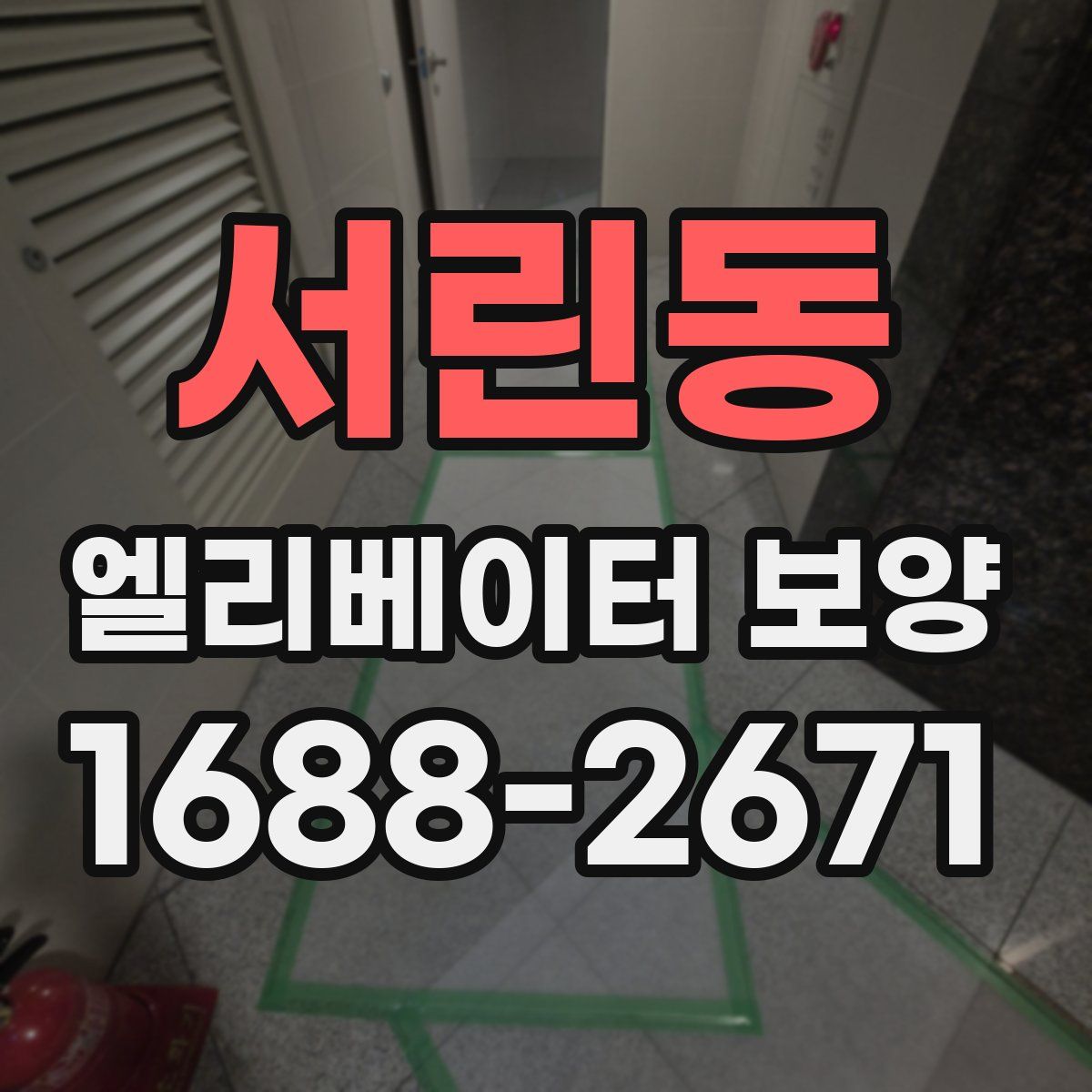 서린동 엘리베이터 보양