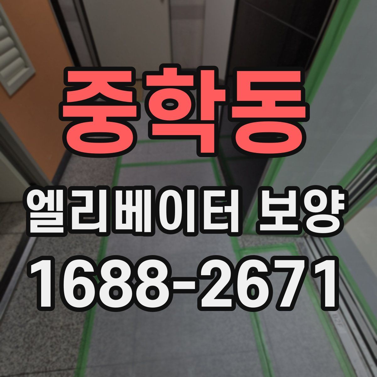 중학동 엘리베이터 보양