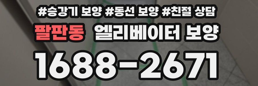 팔판동 엘리베이터 보양