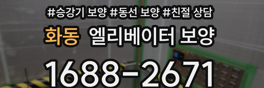 화동 엘리베이터 보양
