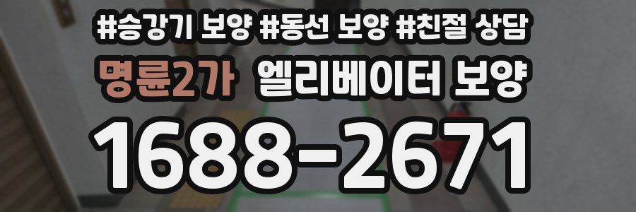 명륜2가 엘리베이터 보양