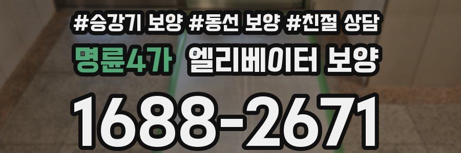 명륜4가 엘리베이터 보양