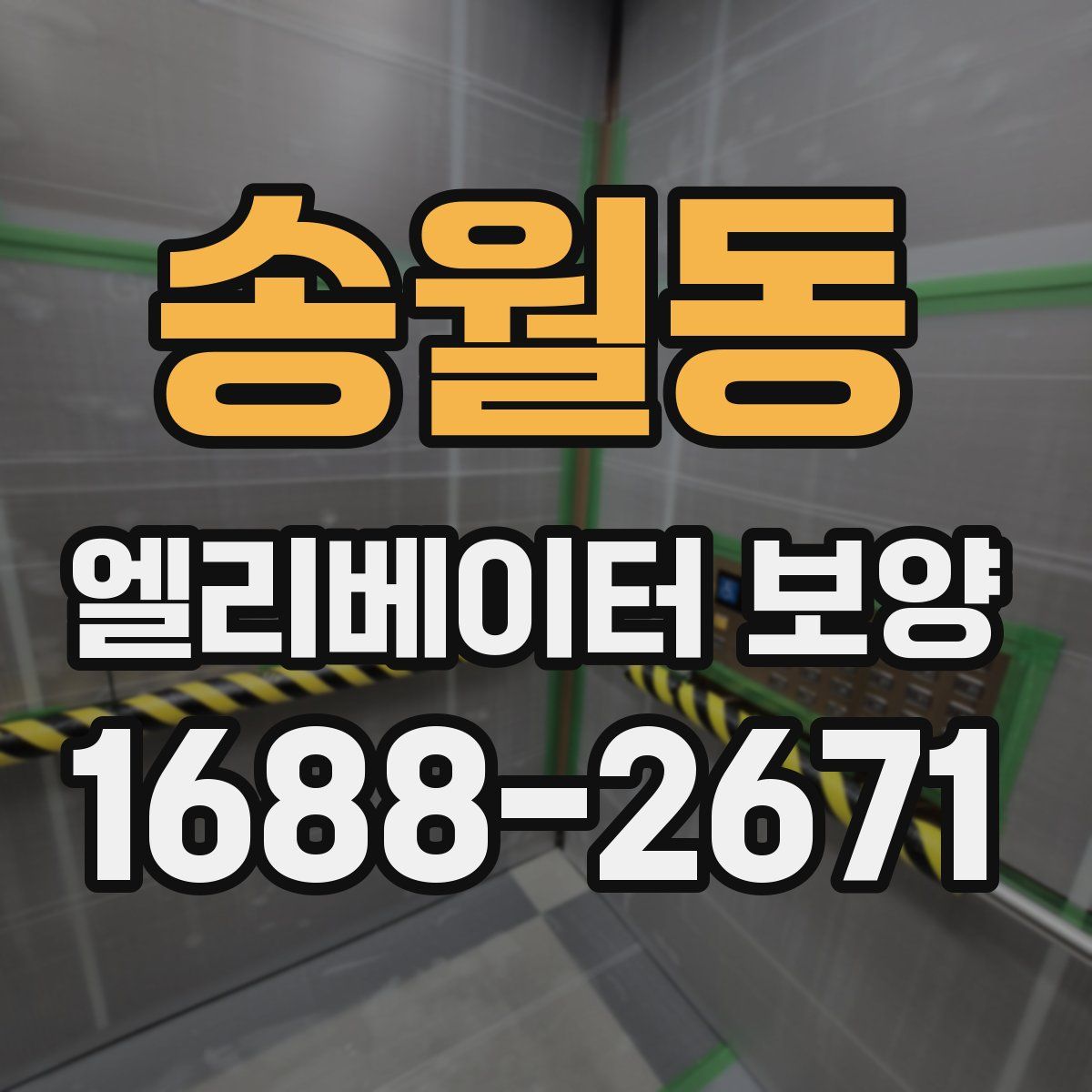 송월동 엘리베이터 보양