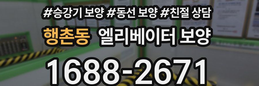 행촌동 엘리베이터 보양