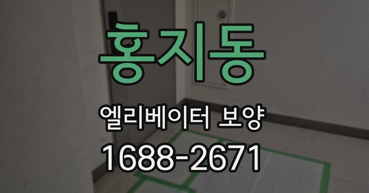 홍지동 엘리베이터 보양