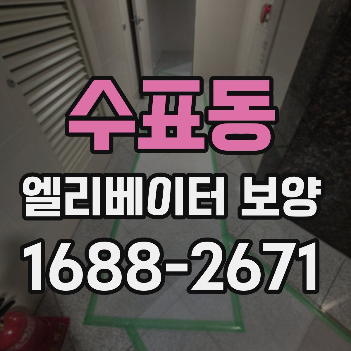 수표동 엘리베이터 보양
