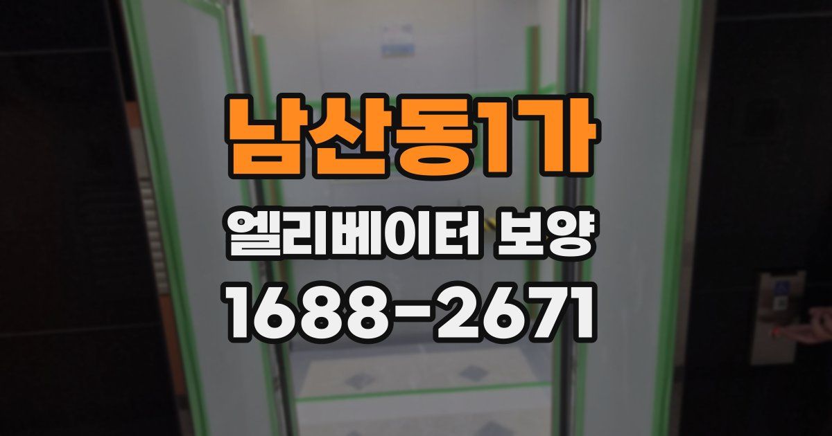 남산동1가 엘리베이터 보양