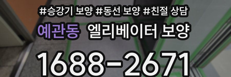 예관동 엘리베이터 보양
