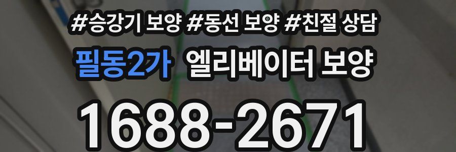 필동2가 엘리베이터 보양