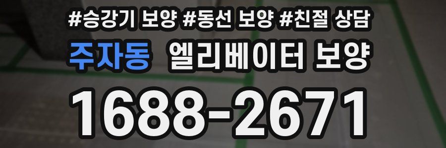 주자동 엘리베이터 보양