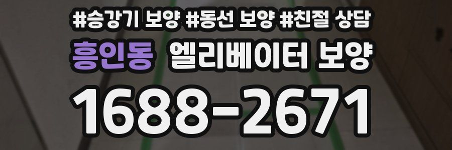 흥인동 엘리베이터 보양