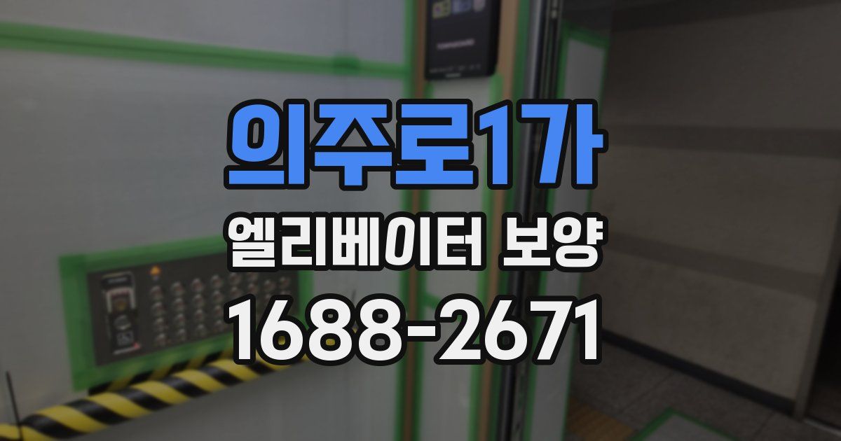 의주로1가 엘리베이터 보양