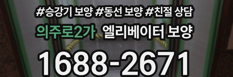 의주로2가 엘리베이터 보양