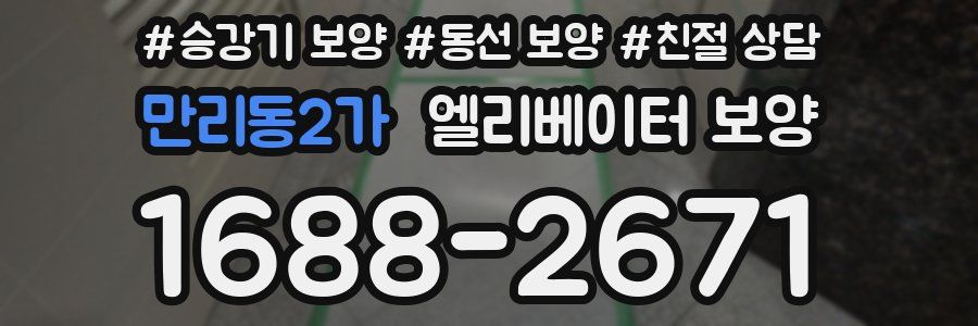 만리동2가 엘리베이터 보양