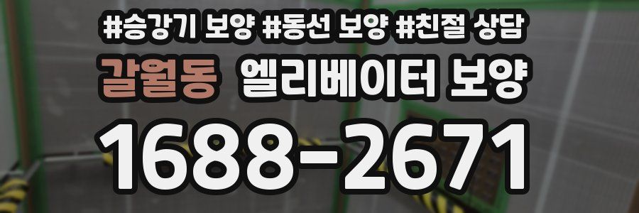 갈월동 엘리베이터 보양
