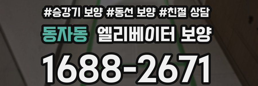 동자동 엘리베이터 보양