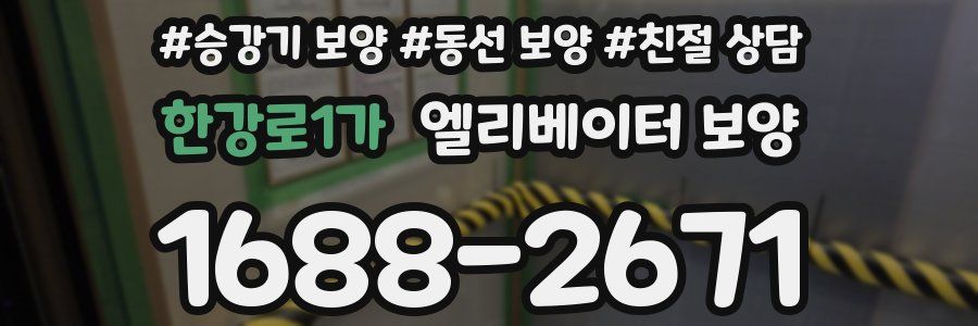 한강로1가 엘리베이터 보양