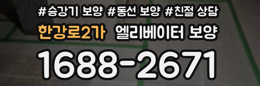 한강로2가 엘리베이터 보양