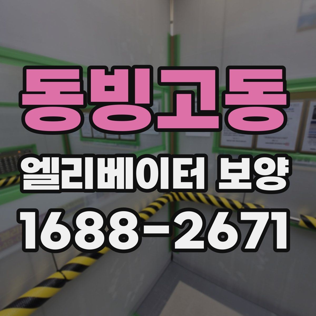 동빙고동 엘리베이터 보양 현장에서 생기는 흔한 문제
