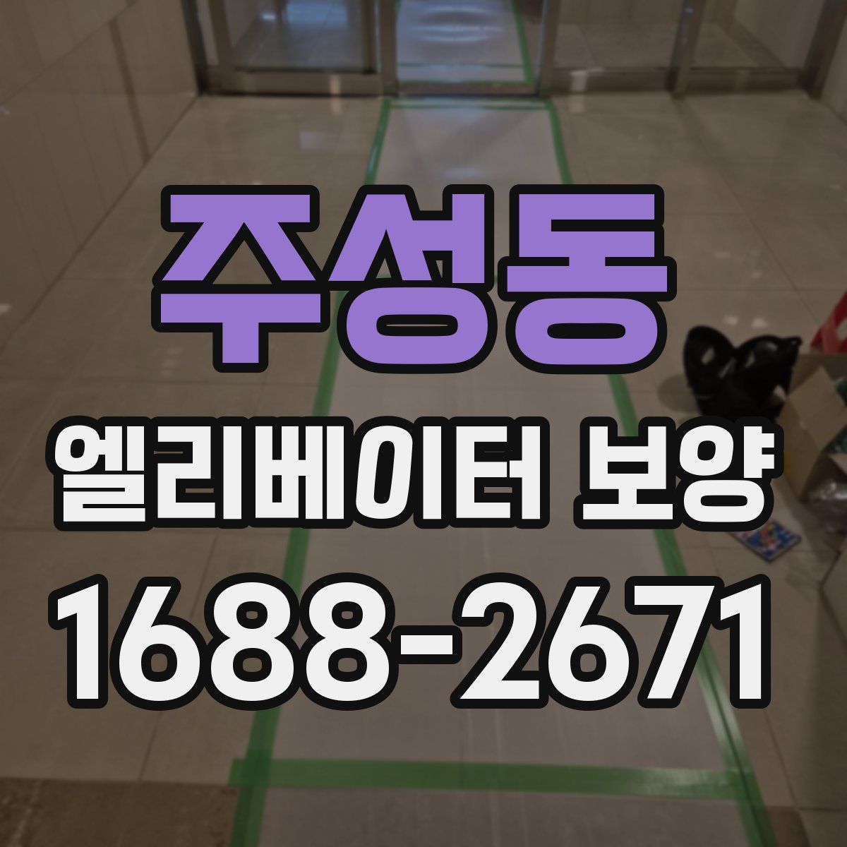 주성동 엘리베이터 보양