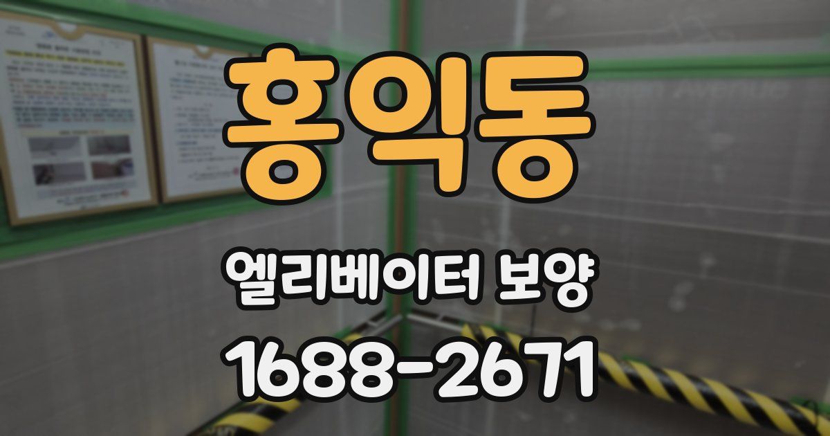홍익동 엘리베이터 보양