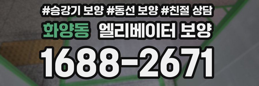 화양동 엘리베이터 보양