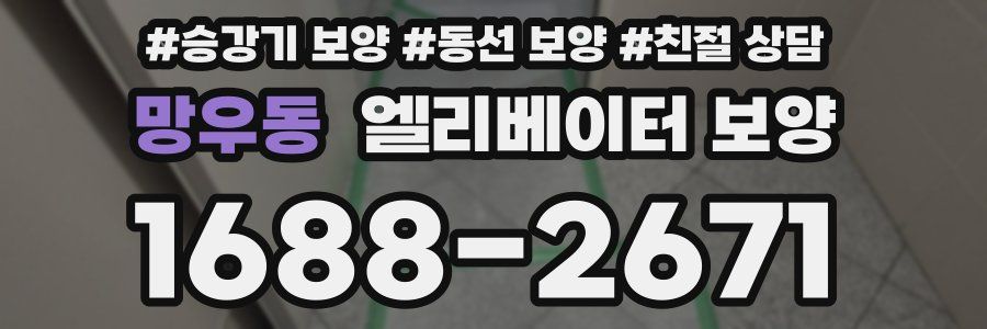 망우동 엘리베이터 보양