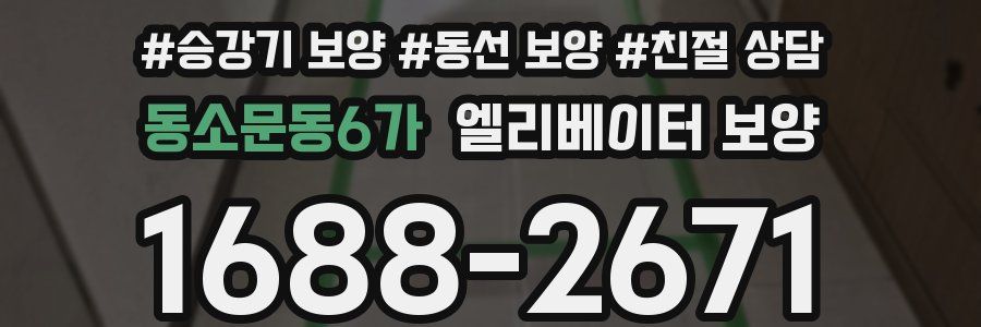 동소문동6가 엘리베이터 보양