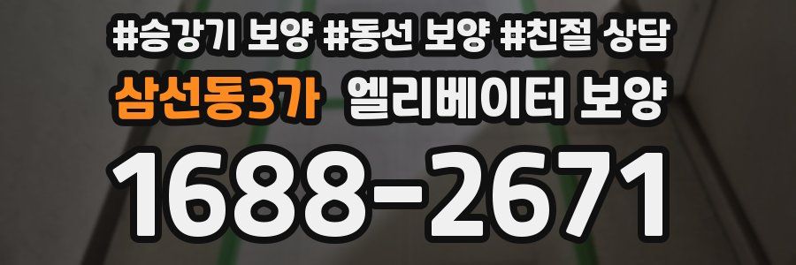 삼선동3가 엘리베이터 보양