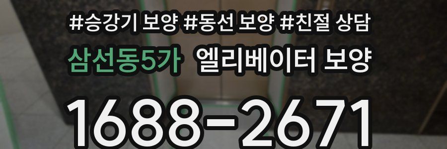 삼선동5가 엘리베이터 보양