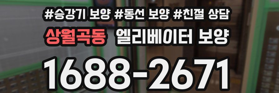 상월곡동 엘리베이터 보양