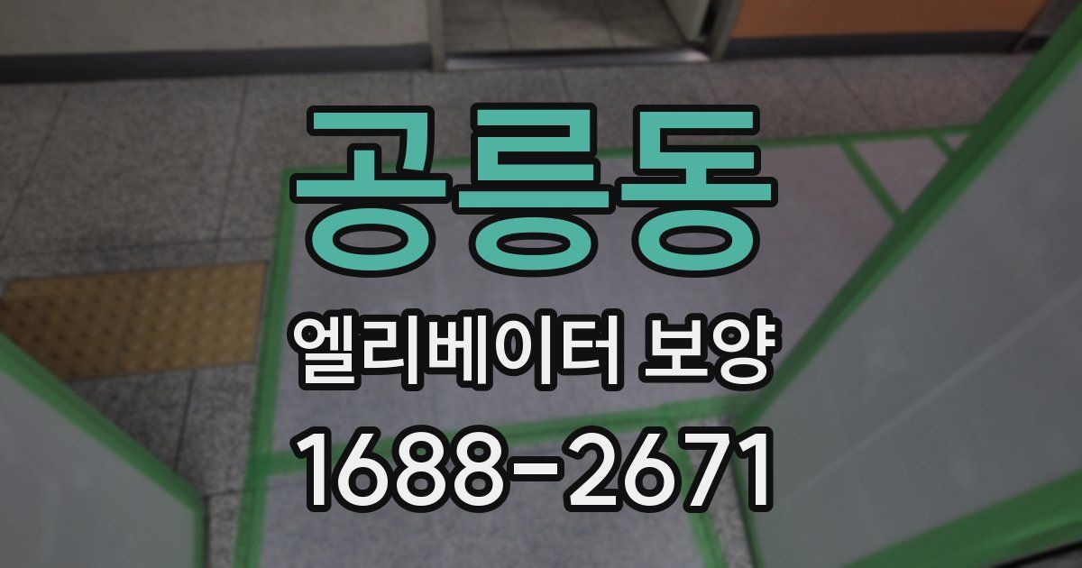 공릉동 엘리베이터 보양