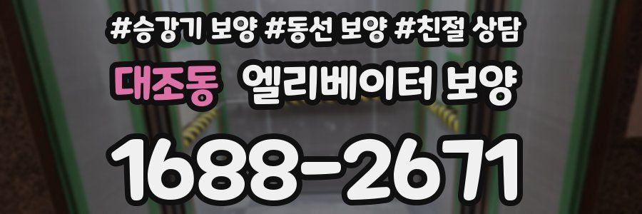 대조동 엘리베이터 보양