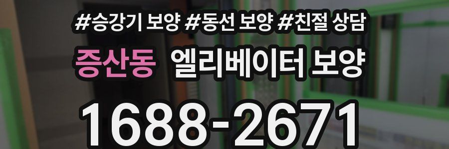 증산동 엘리베이터 보양