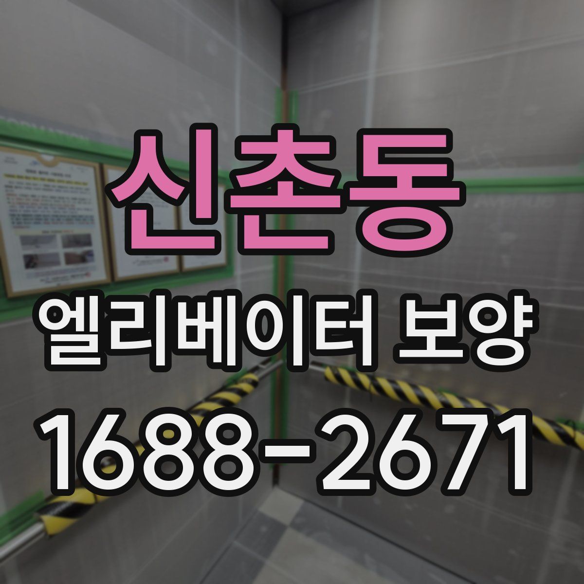 신촌동 엘리베이터 보양