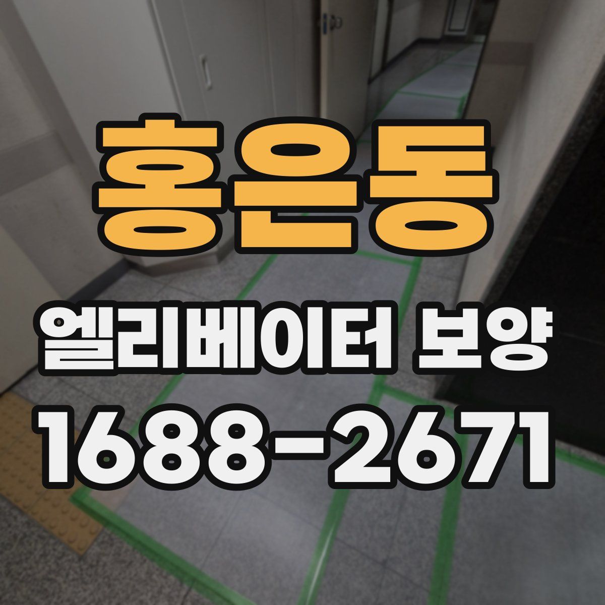 홍은동 엘리베이터 보양