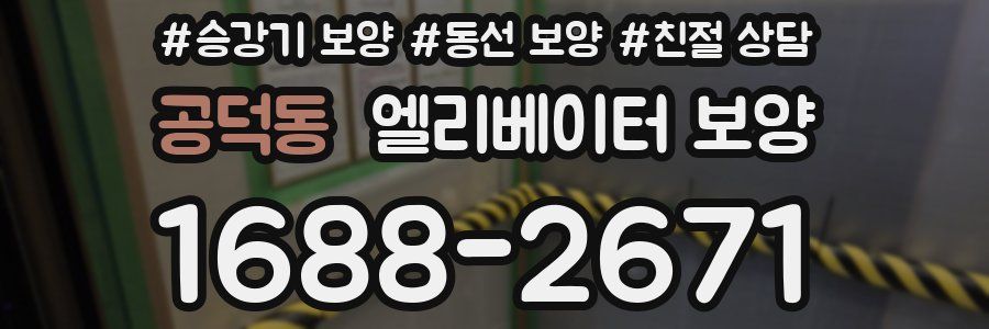 공덕동 엘리베이터 보양