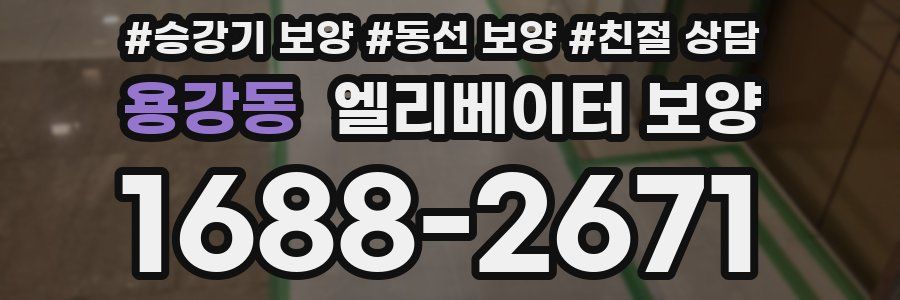 용강동 엘리베이터 보양