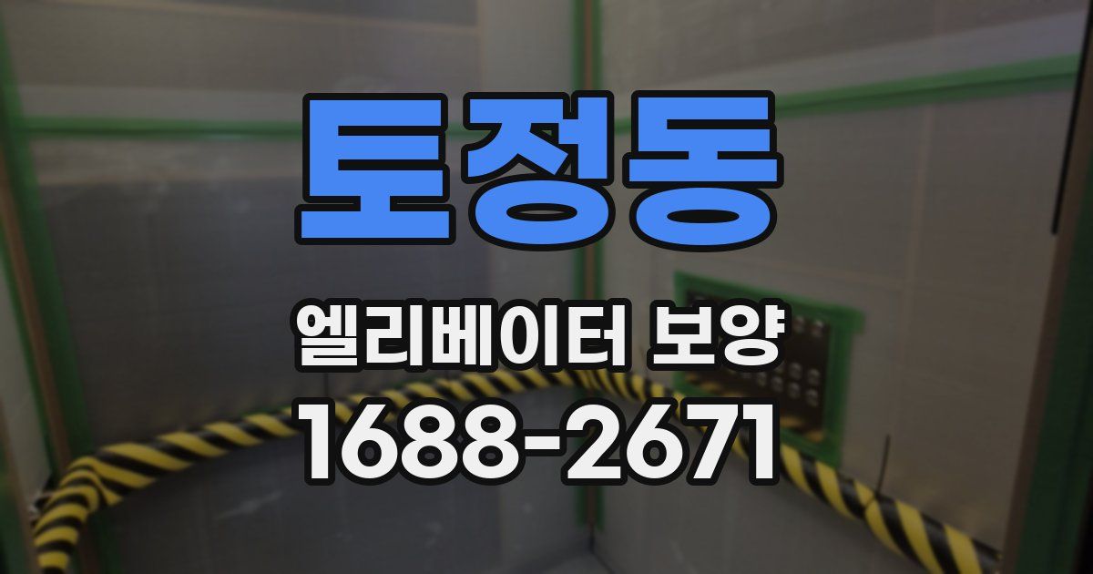 토정동 엘리베이터 보양